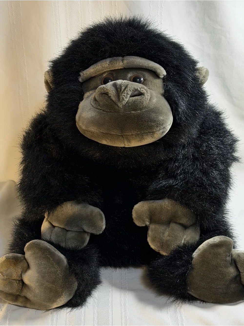 Fluffyville USA Black Gorilla Ape Monkey 25" Bean Bag Plush Stuffed Animal